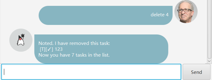 delete task